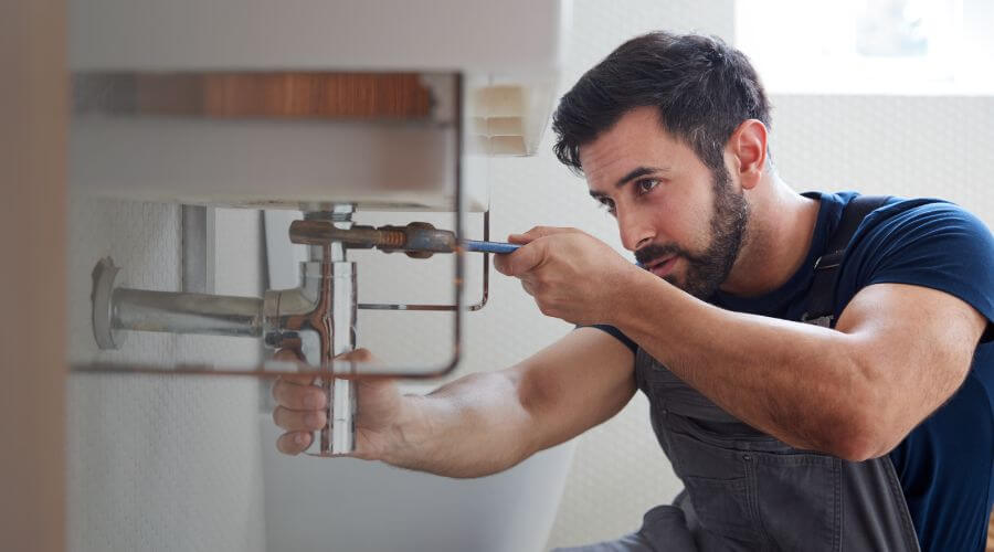 Sink pipe leak repair in Rome, IN